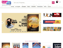 Tablet Screenshot of bukukita.com
